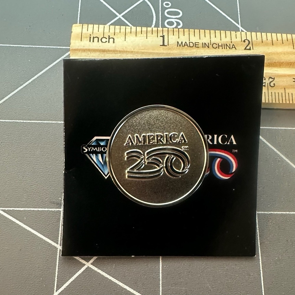 Symbol Arts America 250th Birthday Enamel Pin Series - SILVER & NEW